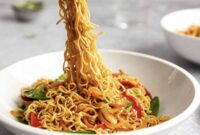 Ilustrasi makanan mie / pinterest