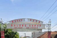 POV: Gerbang masuk Desa Balong Gabus, Kabupaten Sidoarjo/ dok. pribadi
