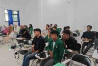Kegiatan kajian rutin Sirah Nabawiyah oleh PMII Rayon Averroes Komisariat RBA IAI At-Taqwa Bondowoso pada 8 Januari 2025