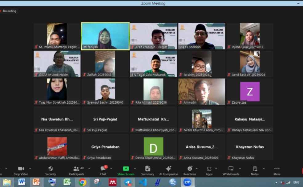 Tingkatkan Literasi, Griya Peradaban Gelar Kuliah Alternatif ke IX