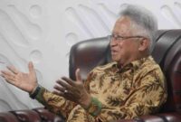 Menteri Pendidikan Tinggi, Sains, dan Teknologi (Mendiktisaintek), Prof. Satryo Soemantri Brodjonegoro saat menerima wawancara khusus detikcom di Kemendiktisaintek, Jakarta Jumat (10/1/2024)

