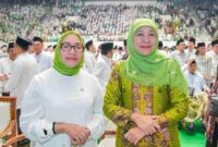 Ketua Umum Dewan Pembina Khofifah Indar Parawansa dan Ketua PP Muslimat NU Arifatul Choiri Fauzi. Dok: Ig @arifah.fauzi