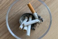Ilustrasi sisa rokok / pinterest