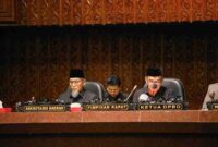 Rapat Paripurna DPRD Jateng masa persidangan kedua tahun sidang 2024-2025, di Gedung Berlian Semarang, Rabu (26/2/2025).