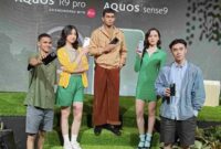 Dua ponsel rilisan Sharp pada Rabu (12/2/2025) di Jakarta, kali ini. adalah ponsel pintar flagship atau produk unggulan Sharp Aquos R9 pro serta Sharp Aquos Sense9.

Ponsel Aquos Sense9 fokus pada casual live, colourfull, anak muda, dan pemakaian keseharian, khususnya oleh konsumen GenZ.