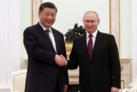 Vladimir Putin dan Xi Jinping (Foto: Sputnik/Sergei Karpukhin/Pool via Reuters)