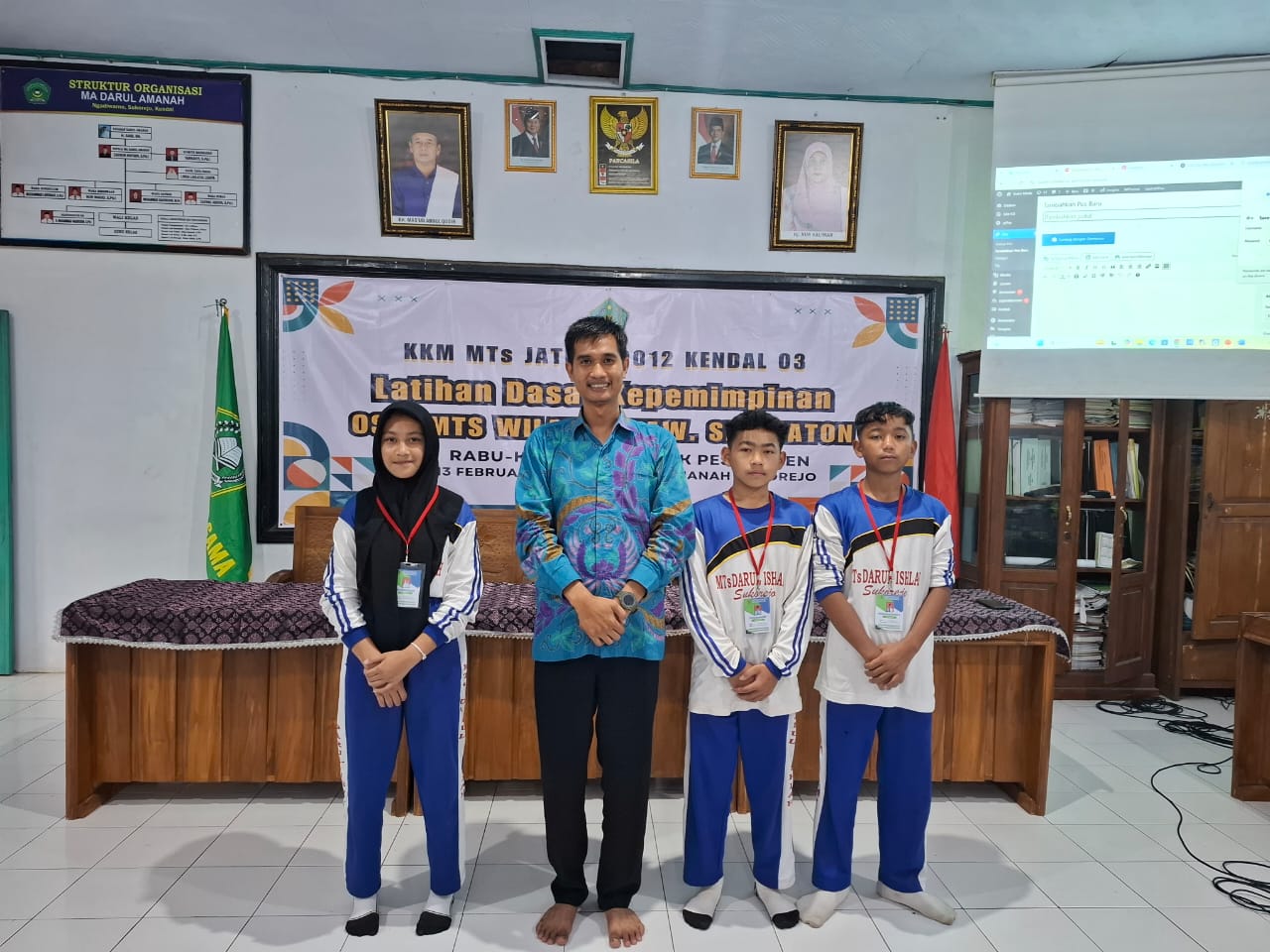 OSIS MTs Darul Islah Ikuti LDK OSIS Se Kawedanan Selokaton