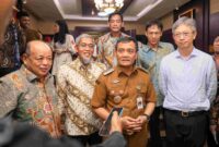 Gubernur Jateng Ahmad Luthfi usai menerima kunjungan dipimpin Duta Besar Luar Biasa dan Berkuasa Penuh Republik Rakyat Tiongkok untuk Indonesia, Wang Lutong.