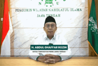 Ketua Tanfidziyah PWNU Jawa Tengah, KH Abdul Ghaffar Rozin. Foto: tangkapan layar YouTube PWNU Jateng 
