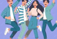 Ilustrasi generasi muda/ sumber: freepik
