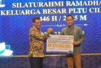 Acara Silaturahmi Ramadan Keluarga Besar PLTU Cilacap di PT Sumber Segara Primadaya (S2P), Kabupaten Cilacap, Rabu, 12/3/2025.