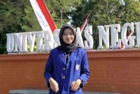 Suci Oktavia, mahasiswa Prodi Pendidikan Kimia, Fakultas Matematika dan Ilmu Pengetahuan Alam, Universitas Negeri Yogyakarta