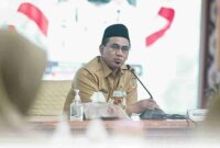 Wakil Gubernur Jawa Tengah, Taj Yasin saat rapat di Gedung Gradhika Bhakti Praja Komplek Gubernuran Jl Pahlawan Semarang, Senin, 3/3/2025.