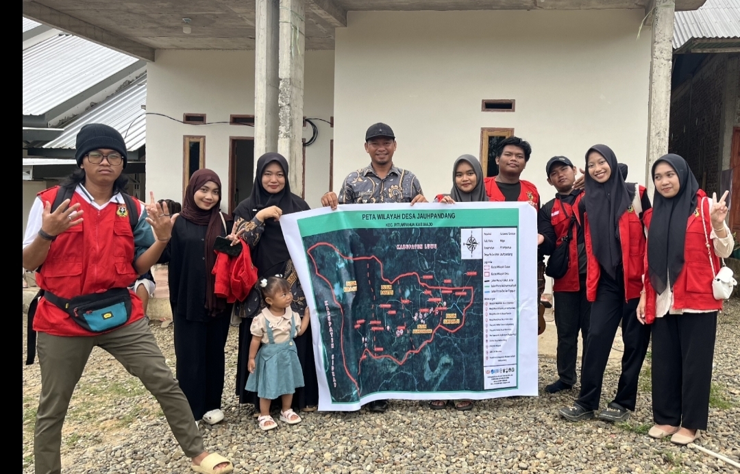 Giat KKN, Mahasiswa Unhas Makassar  Dorong Tingkatkan Kualitas Administrasi Desa Jauhpandang