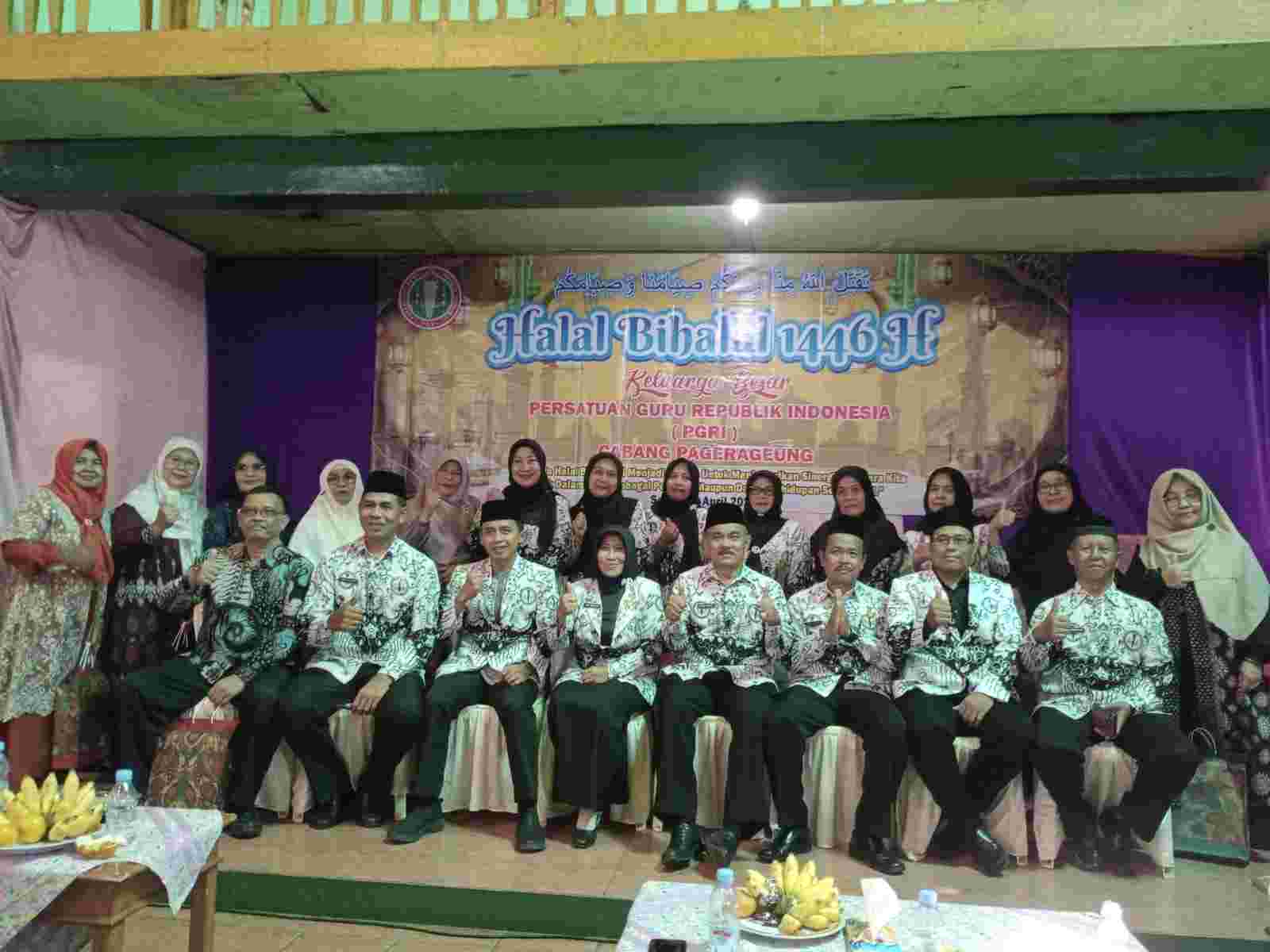 Berlangsung Meriah, PC PGRI Pagerageung Bangun Sinergitas Anggota Lewat Acara Halal Bihalal