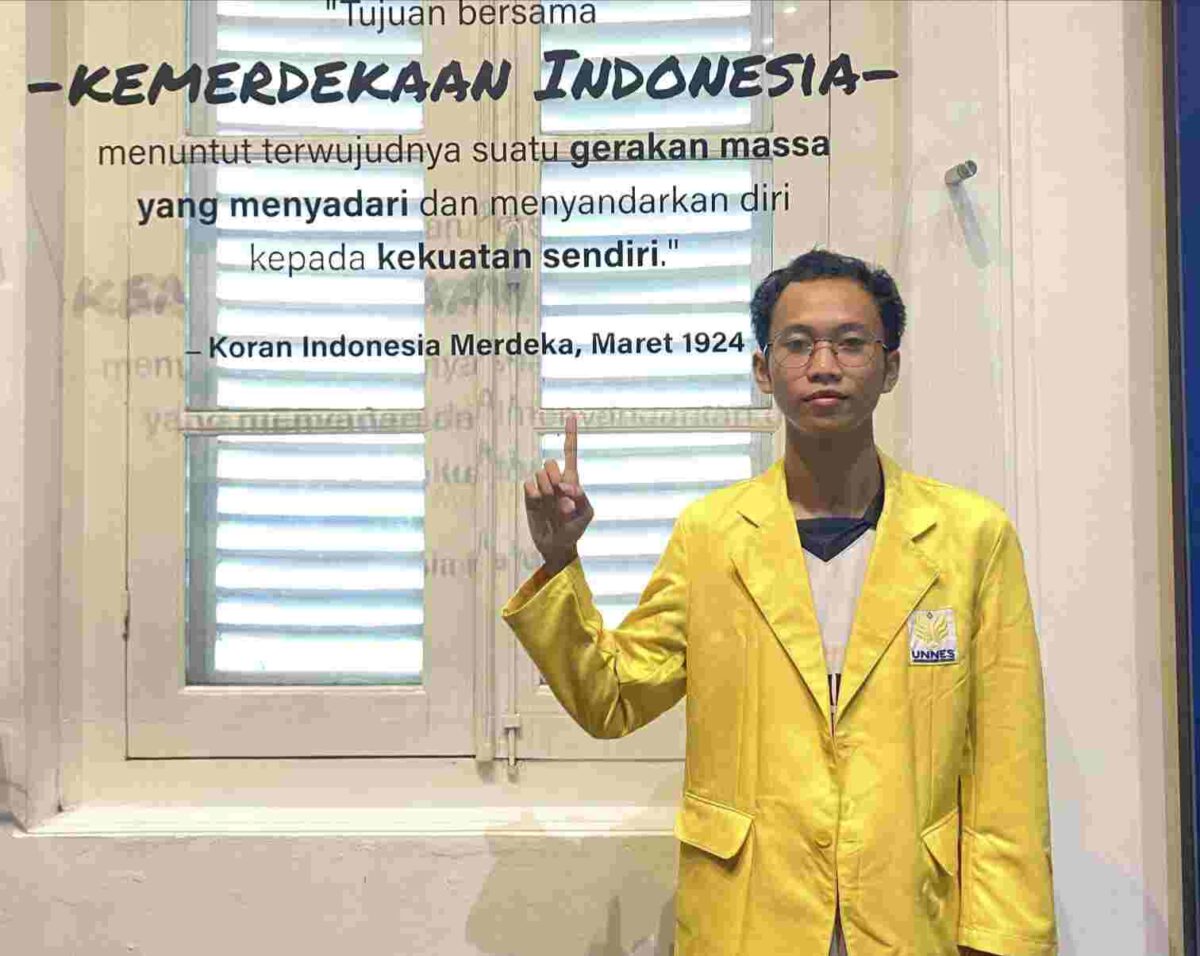 Muhammad Rizalul Umam, mahasiswa Prodi Pendidikan Sejarah, Universitas Negeri Semarang