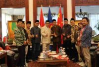 Pertemuan Pengurus PCINU Tiongkok dengan Dubes RI untuk RRT-Mongolia, Djauhari Oratmangun di Wisma KBRI Beijing, Kamis (24/4/2025)/ dok istimewa
