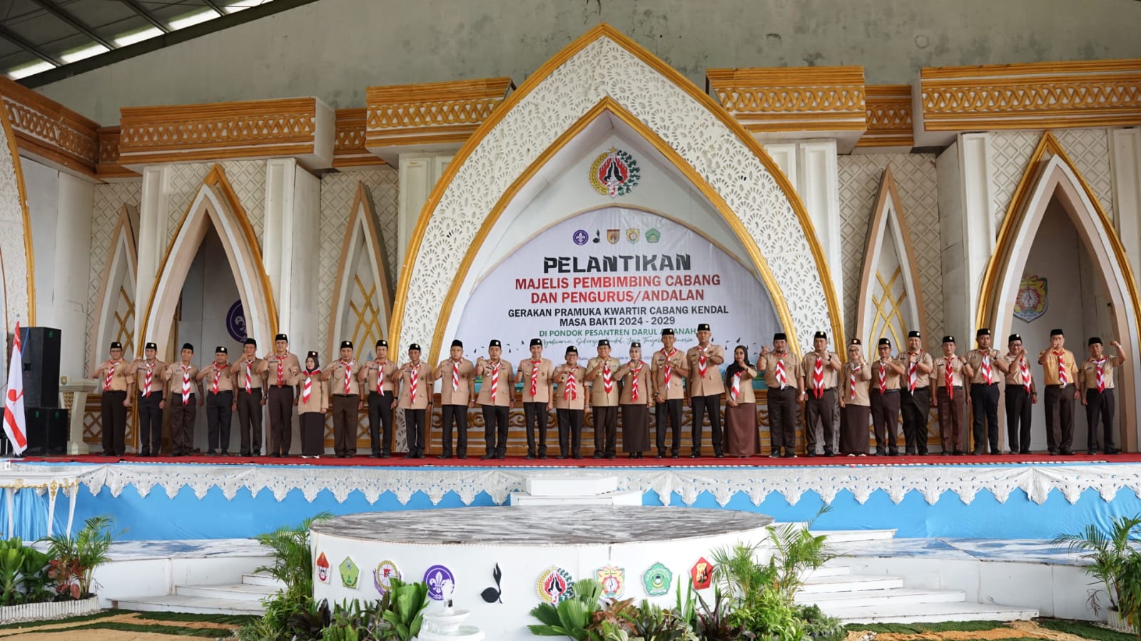 Pelantikan Pengurus Mabicab dan Pengurus/Andalan Gerakan Pramuka Kwartir Cabang Kendal Masa Bhakti 2024-2029