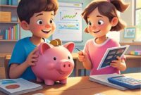 Ilustrasi pendidikan finansial bagi generasi muda sejak dini (gambar: Jepika Septiana) 