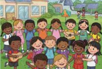 Ilustrasi pendidikan multikulturalisme (gambar: Juni Fitriani Harefa) 
