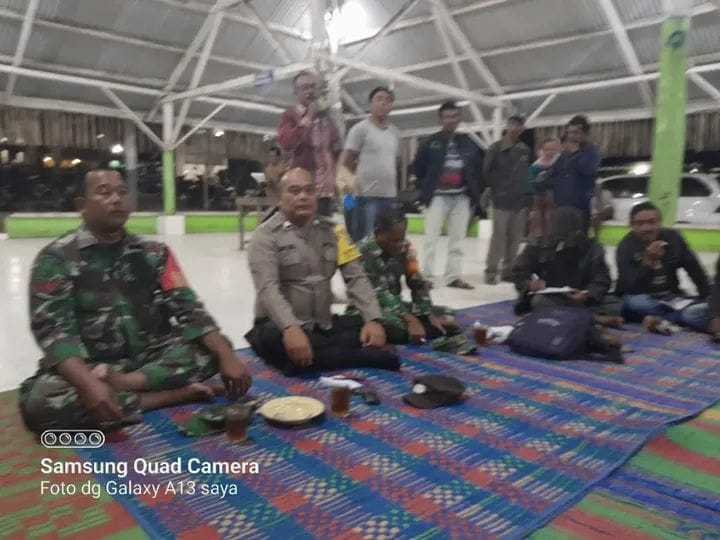 Polsek Simpang Empat Jalin Silaturahmi Sembari Dukung Pembentukan Pos Siskamling di Desa Lingga