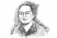 Sketsa Dimas Bramasto CD., Praktisi dan Pendidik di Bidang Seni dan Desain (dok istimewa) 
