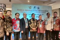 Pj Sekda Kota Semarang, Muhammad Khadhik, Direktur Sino-Nusantara Institute Ahmad Syarifudin Zuhri dan Pengurus Yayasan Tay Kak Sie saat jumpa pers di Gumaya Hotel Semarang. (Foto: Firdaus)