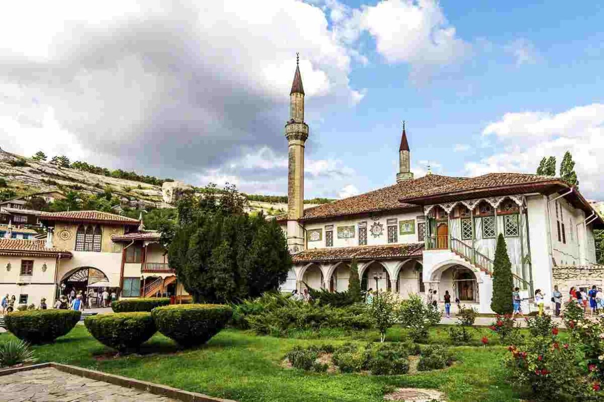 Istana Khan di Bakhchysarai, bekas ibu kota Khanate Krimea,