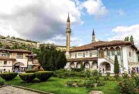 Istana Khan di Bakhchysarai, bekas ibu kota Khanate Krimea,