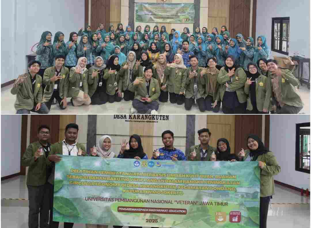 Ubah Limbah Kulit Naga Menjadi Nata de Dragon: Inovasi Pangan Fermentasi UPN “Veteran” Jawa Timur di Desa Karangkuten