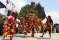 POV: Atraksi Reog Ponorogo. (Gambar: pinterest.com) 

