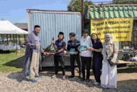 POV: Pembagian daging kurban oleh diaspora Indonesia di Rusia (dok: Amy) 
