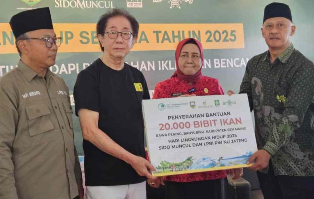 Upaya LPBI PWNU Jateng, PT Sido Muncul, dan Pemerintah Selamatkan Rawa Pening