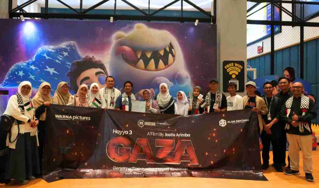Solidaritas Lewat Layar: Sentanu Land dan Mozaik Parung Panjang Ajak Peduli Palestina dengan Program Nonton Bareng Film Hayya 3: GAZA