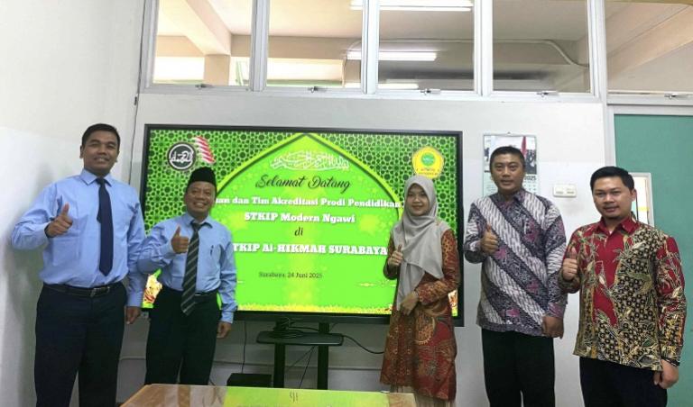 Bersinergi Menuju Akreditasi Berkualitas dengan IAPS 2.0: STKIP Modern Ngawi Kunjungi STKIP Al Hikmah Surabaya