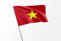 Bendera Vietnam. (Sumber: freepik) 
