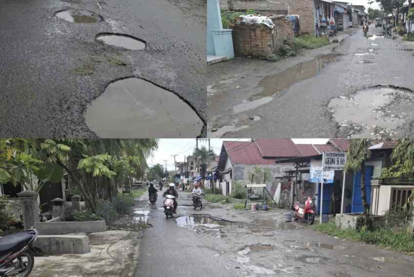 Bupati Deli Serdang ‘Omon-omon’ : Jalan Rusak di Sei Rotan Telantarkan Warga, Korban Terus Berjatuhan!