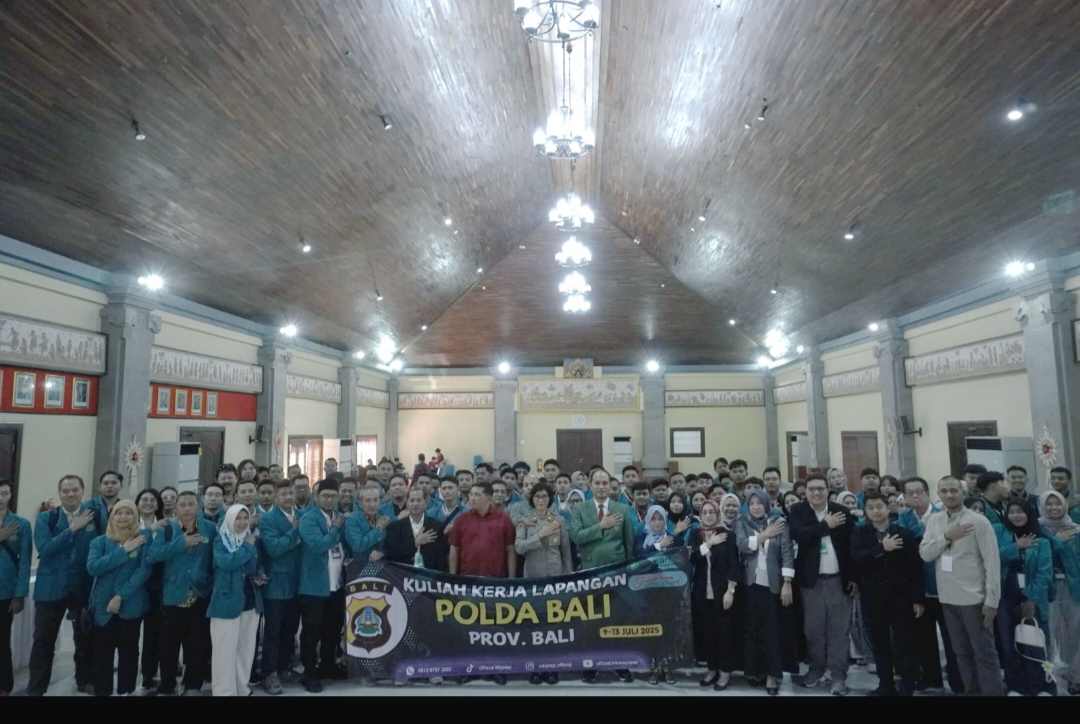 Mengenal Digitalisasi Penegakan Hukum: Mahasiswa Hukum Unwahas Kunjungi Polda Bali