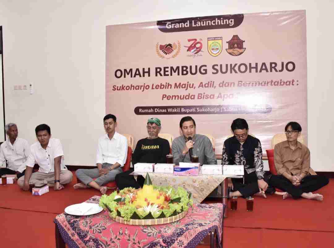 Omah Rembug Sukoharjo Resmi Diluncurkan: Ruang Baru Pemuda Menyuarakan Gagasan dan Kolaborasi untuk Daerah