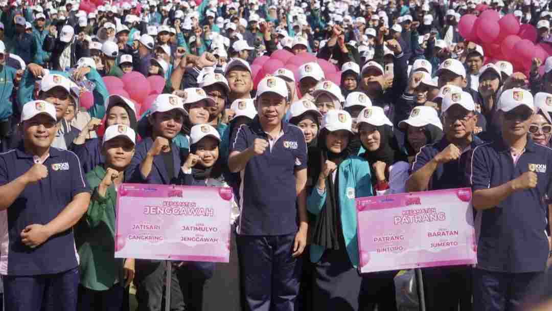 Berakhir, Bupati Jember Lepas 3.078 Mahasiswa KKN Kolaboratif Tahun 2025