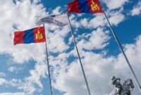 Bendera Mongolia (ilustrasi: pinterest) 