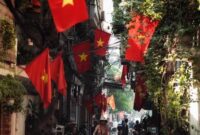 Ilustrasi sudut kota di Vietnam (pinterest) 