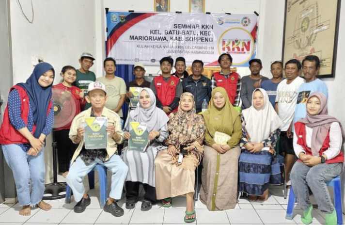 Dorong Tingkatkan Ketahanan Pangan, Mahasiswa KKNT Unhas Gel. 114 Adakan Sosialisasi Pupuk Ramah Lingkungan