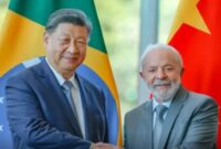 China telah mengizinkan mitra BRICS-nya, Brasil, untuk mendapatkan akses pasar bebas guna menghindari tarif AS. (FOTO: EBC/ sindonews) 