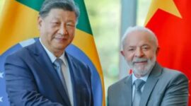 China telah mengizinkan mitra BRICS-nya, Brasil, untuk mendapatkan akses pasar bebas guna menghindari tarif AS. (FOTO: EBC/ sindonews) 