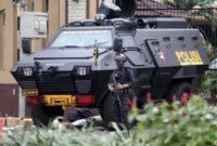 POV: kendaraan taktis (rantis) milik Brimob Polri. (Gambar: detikcom) 