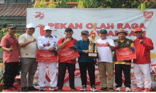 Ratusan Warga Meriahkan Penutupan Pekan Olahraga PAWARGARI 2025
