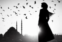 Siluet ekspresi wanita Timur Tengah. (Pinterest) 