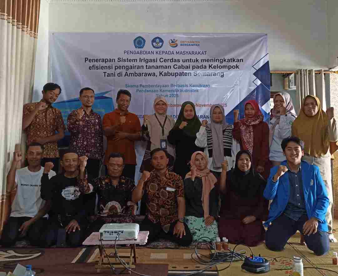 Unimus Kenalkan Sistem Irigasi Cerdas untuk Petani Cabai di Ambarawa