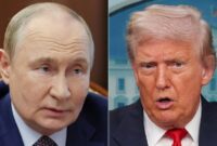 Presiden Rusia Vladimir Putin dan Presiden Amerika Serikat Donald Trump. (Gambar: pinterest) 